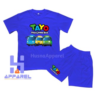 เสื้อยืด พิมพ์ลาย Tayo THE LITTLE BUS สําหรับเด็ก