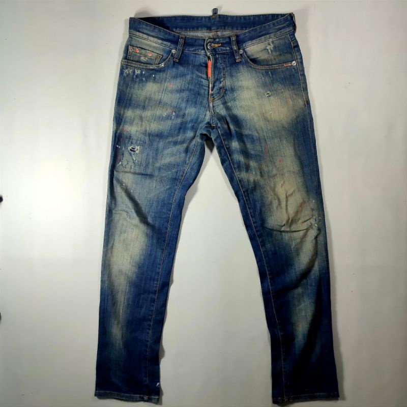 Dsquared2 RIPPED STRETCH JEANS