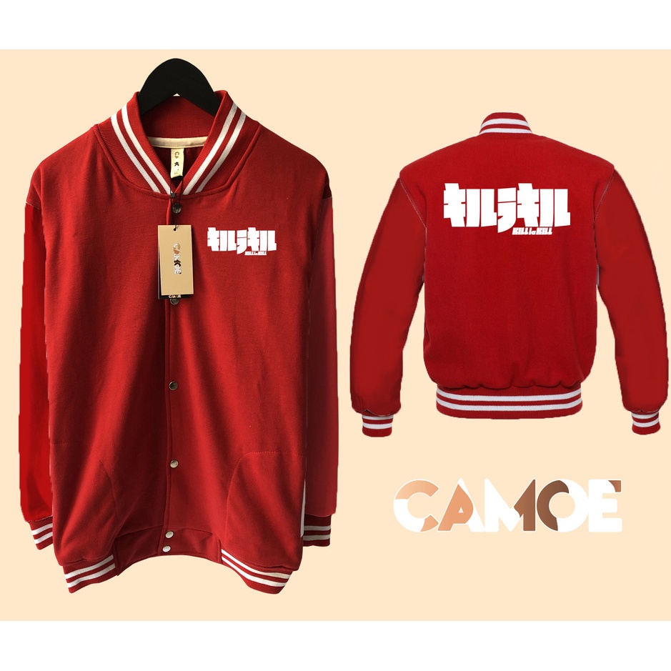 Kill La Kill Anime Varsity Baseball Jacket โลโก้ญี่ปุ่น