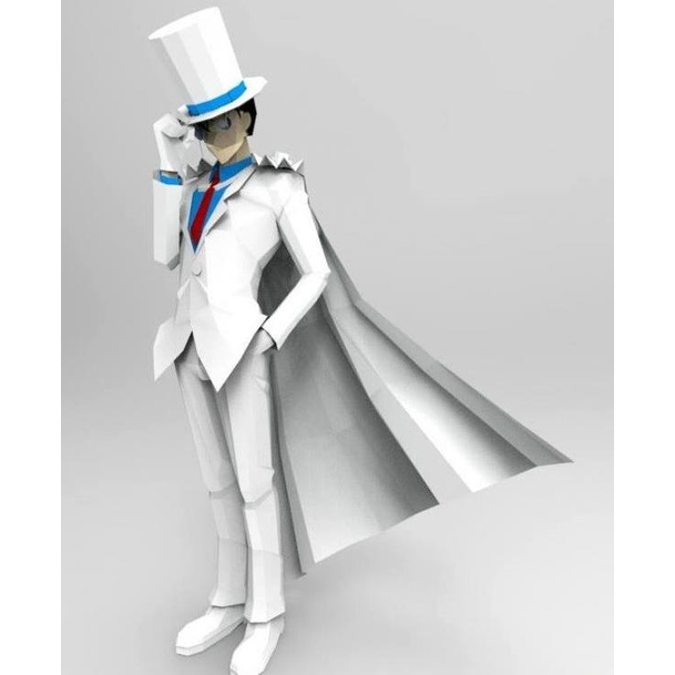 กระดาษลายฟิกเกอร์ Diy Papercraft Kaito Kid