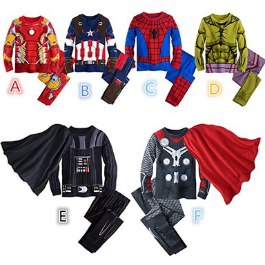 สินค้ามีจํานวนจํากัด. [Brandedbaby] SUPERHERO CHARACTER CHILDRENS PAJAMAS / BOY PJAMAS / BOYS PAJAMA