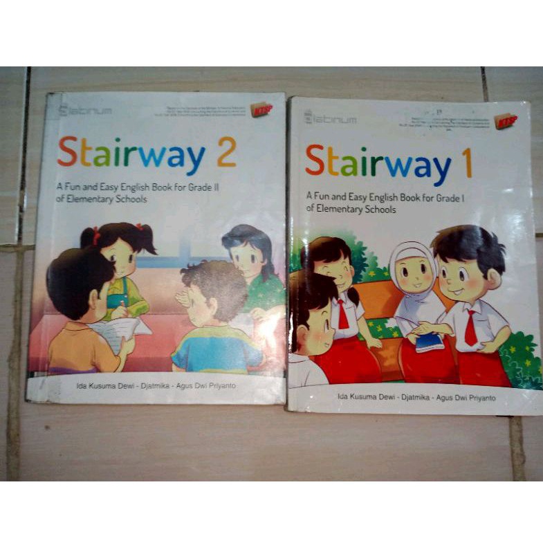 Plt บันได หนังสือภาษาอังกฤษ Class 1 2 SD/MI Ida Kusuma Dewi Tiga Serangkai