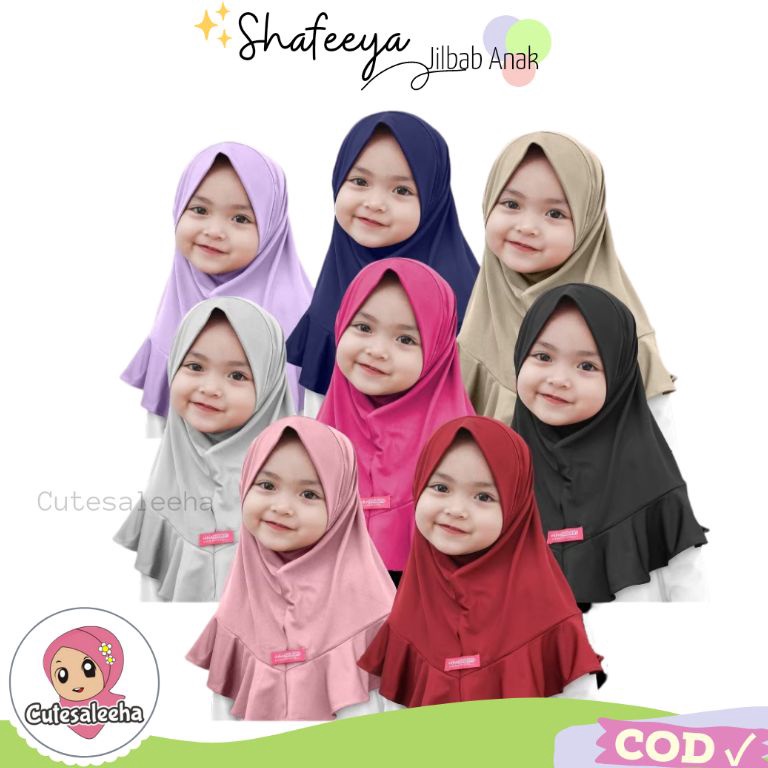 . ฮิญาบเด็ก Premium Baby Girl Hijab Baby Hijab Shafeeya Hijab - Cutesaleeha
