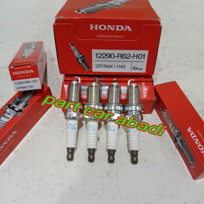 หัวเทียนเลเซอร์อิริเดียม Brio Mobilio BRV HRV 1.5 1500cc IZFR6K11NS 1 ชุด/4 ชิ้น