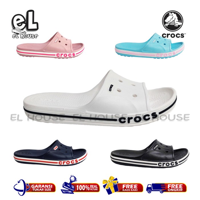 Crocs Baya Slide/รองเท้าแตะผู้ชาย Crocs/รองเท้าแตะ Crocs Slide/รองเท้าแตะ Crocs