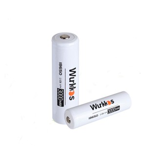 Wurkkos แบตเตอรี่ 18650 3000mAh 3.7V HD NCR18650B 18650 ชาร์จได้ สําหรับไฟฉาย ไฟฉาย ของเล่น