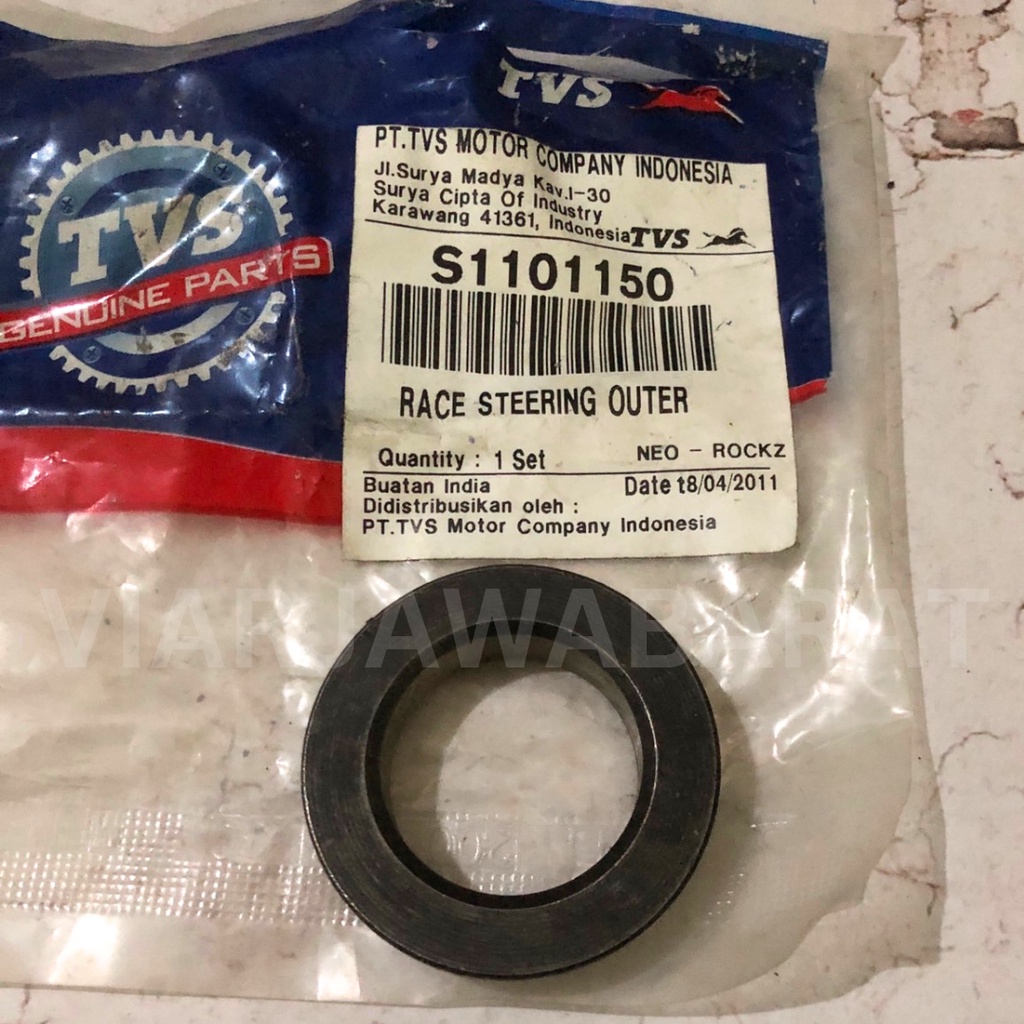 คอพวงมาลัย TVS ROCKZ Race พวงมาลัยด้านนอก ROCKZ TVS ORIGINAL S1101150