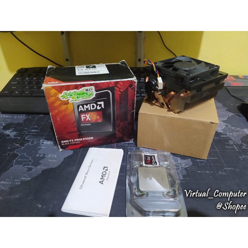 นาฬิกาบูสท์ Amd FX 8370vishera Eight core 4.0 Ghz max 4.3 Ghz