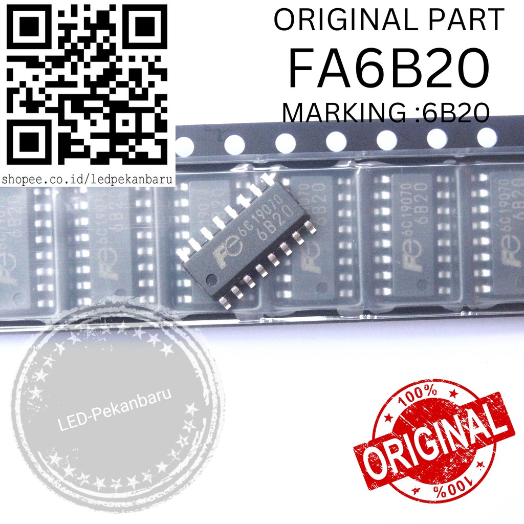 IC ORIGINAL FA6B20N FA6B20 6B20 FA6B20N-C6-L3 SMD SOP-16