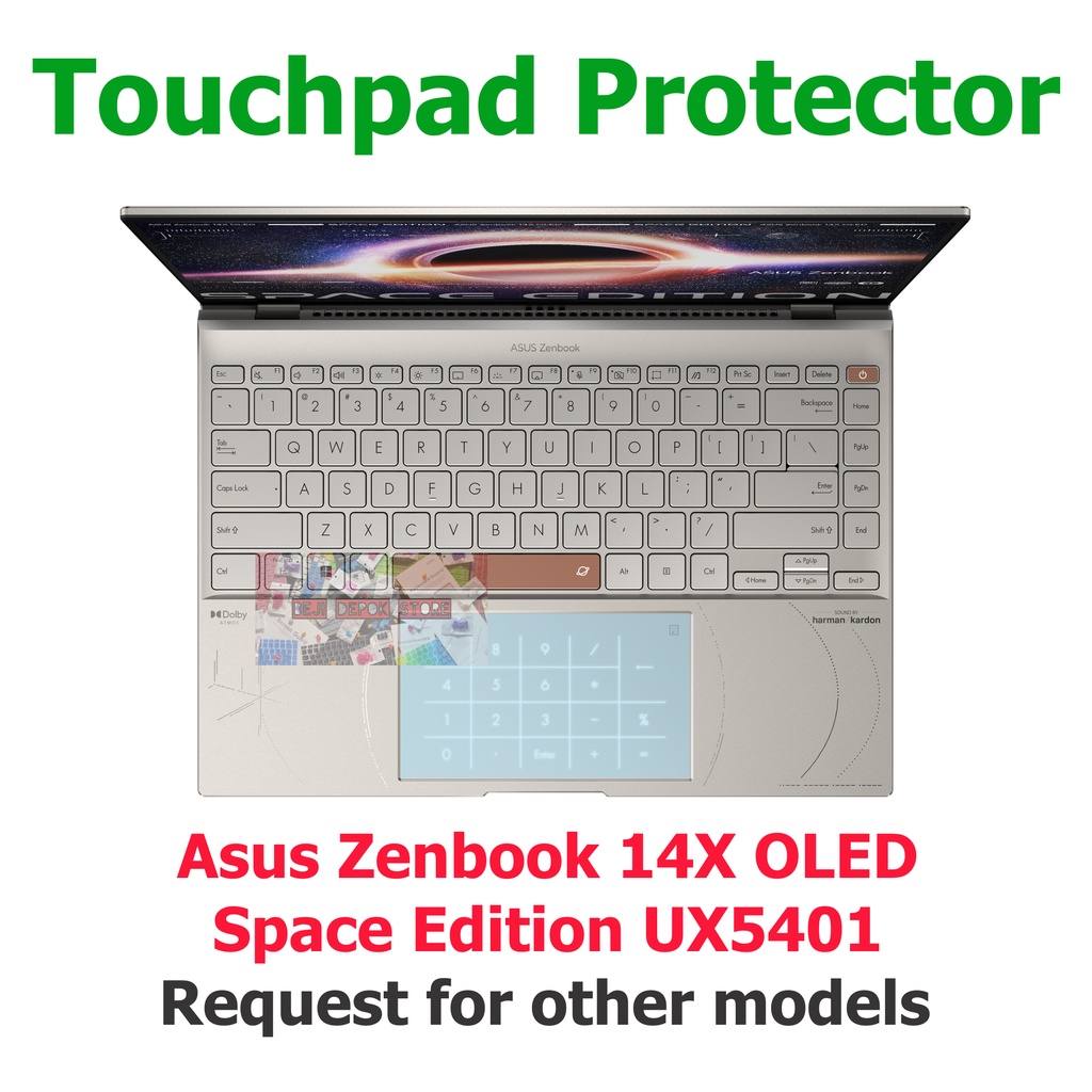 ทัชแพด Trackpad Protector Asus Zenbook 14X OLED Space Edition UX5401