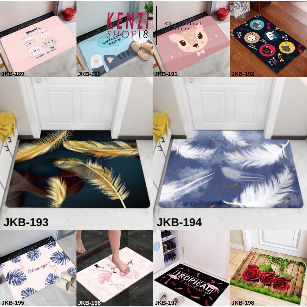 แผ่นกันลื่น วัสดุเมมโมรี่โฟมดูดซับ (โมติฟน่ารักใหม่) JKB 189-213 l KENZI_SHOP18