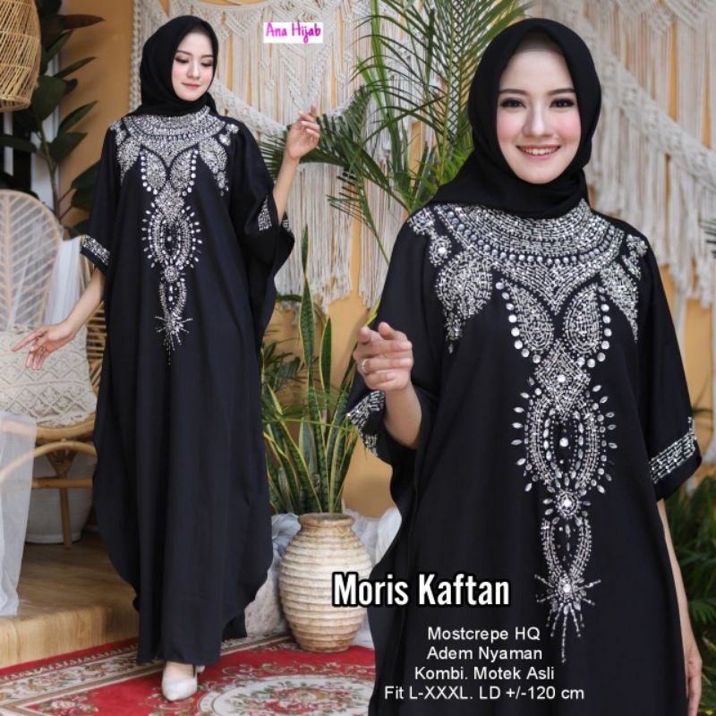 Moris kaftan gamis สําหรับผู้หญิง