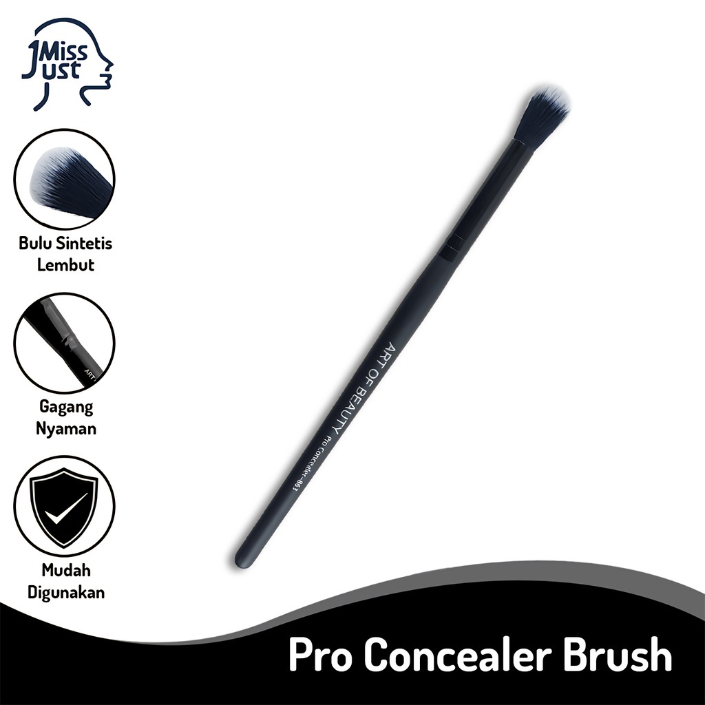 Just Miss PRO แปรงคอนซีลเลอร์ Art Of Beauty Make Up Supplies 17 ซม. 863-AOB