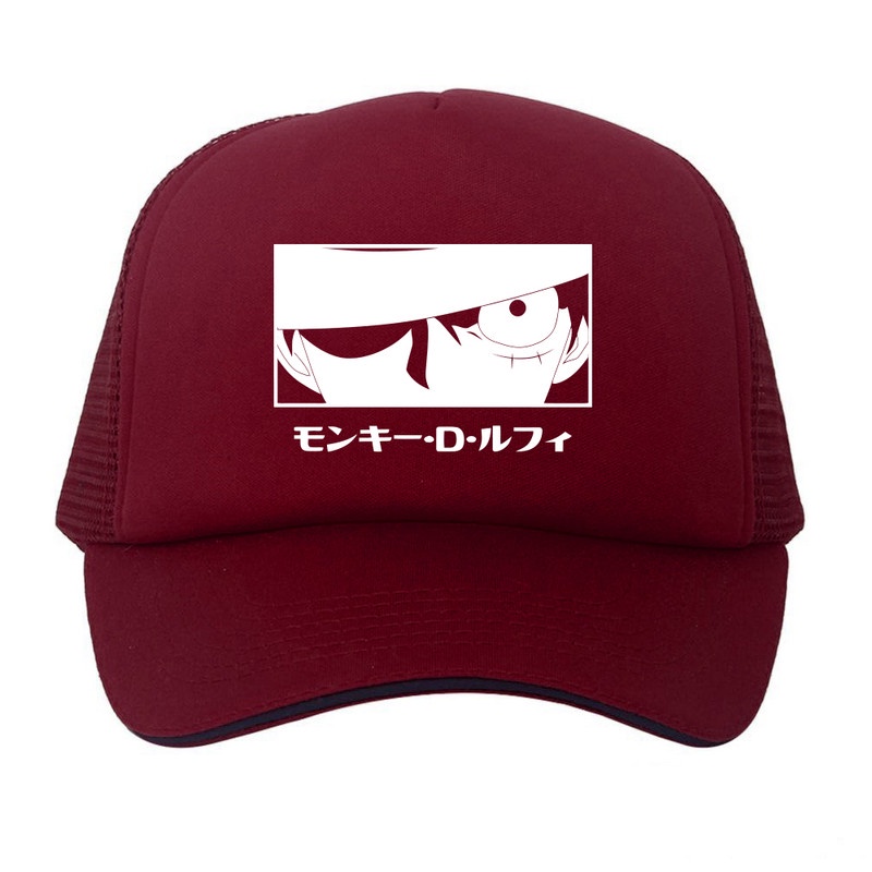 One Piece Luffy Eyes Japan Anime Trucker Hat