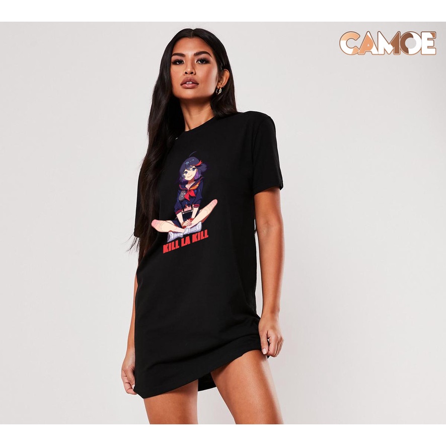 เสื้อยืด ชุดเดรส Kaos Anime Kill La Kill Ryuko Matoi