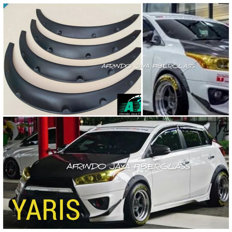 OVER FENDER YARIS 4 ชิ้น