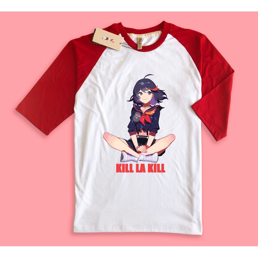 Kill La Kill Ryuko Matoi Anime Raglan เสื้อยืด