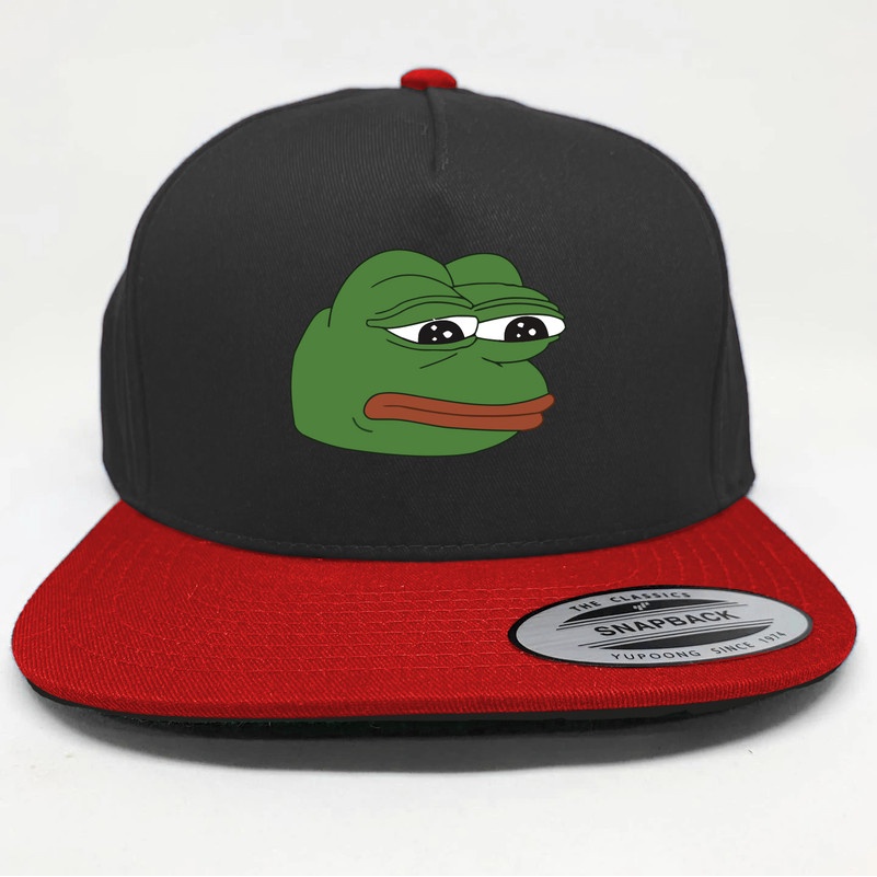 หมวก Snapback Pepe The Frog Sad Meme