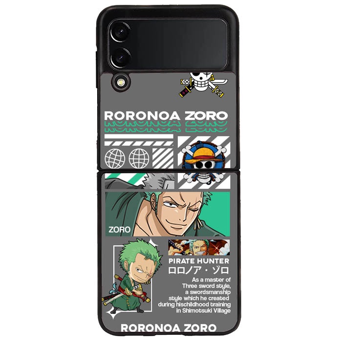 เคส Samsung Galaxy Z Flip 3 Z Flip 4 Zoro One Piece DF327