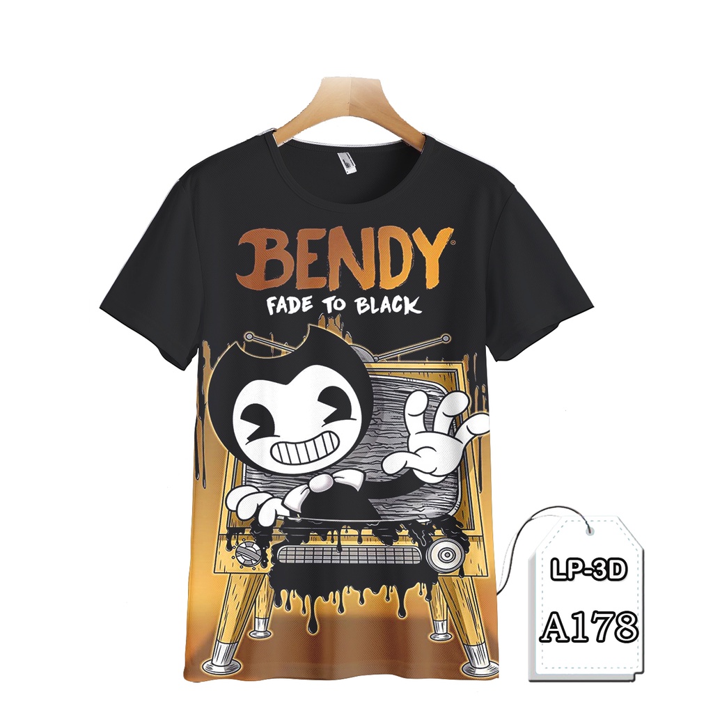 เสื้อผ้าเกม Bendy and the Ink Machine สไตล์สยองขวัญสำหรับเด็ก