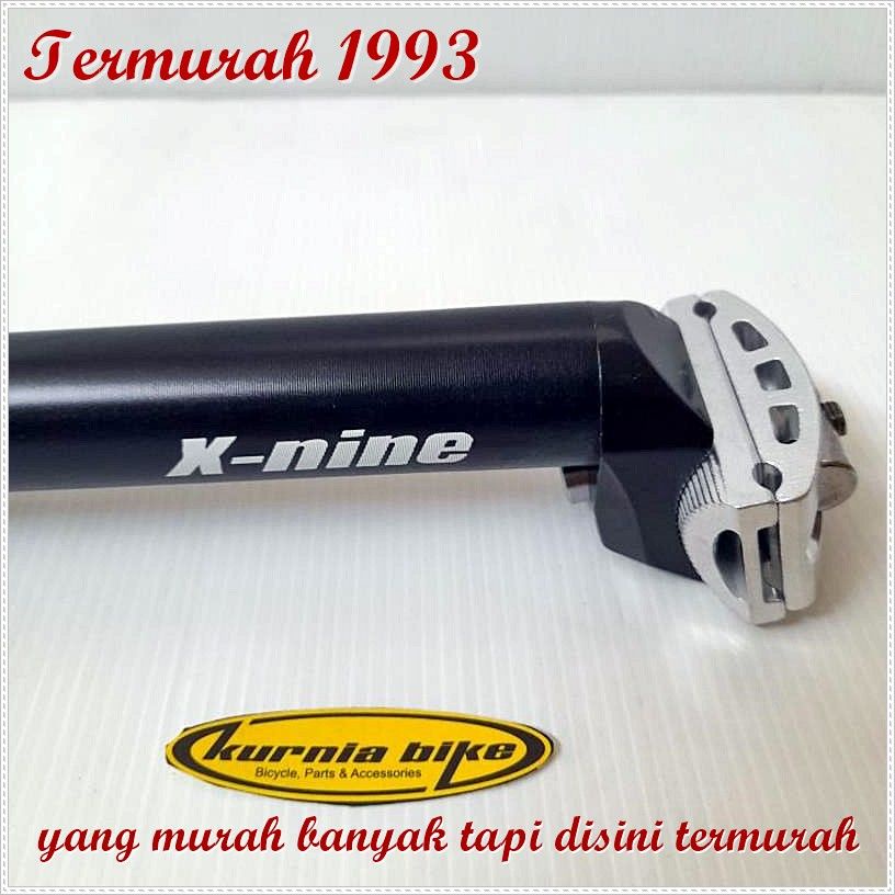 Hitam อานโพสต์ Seatpost 27.2 X-nine โลหะผสมสีดําอะไหล่จักรยาน