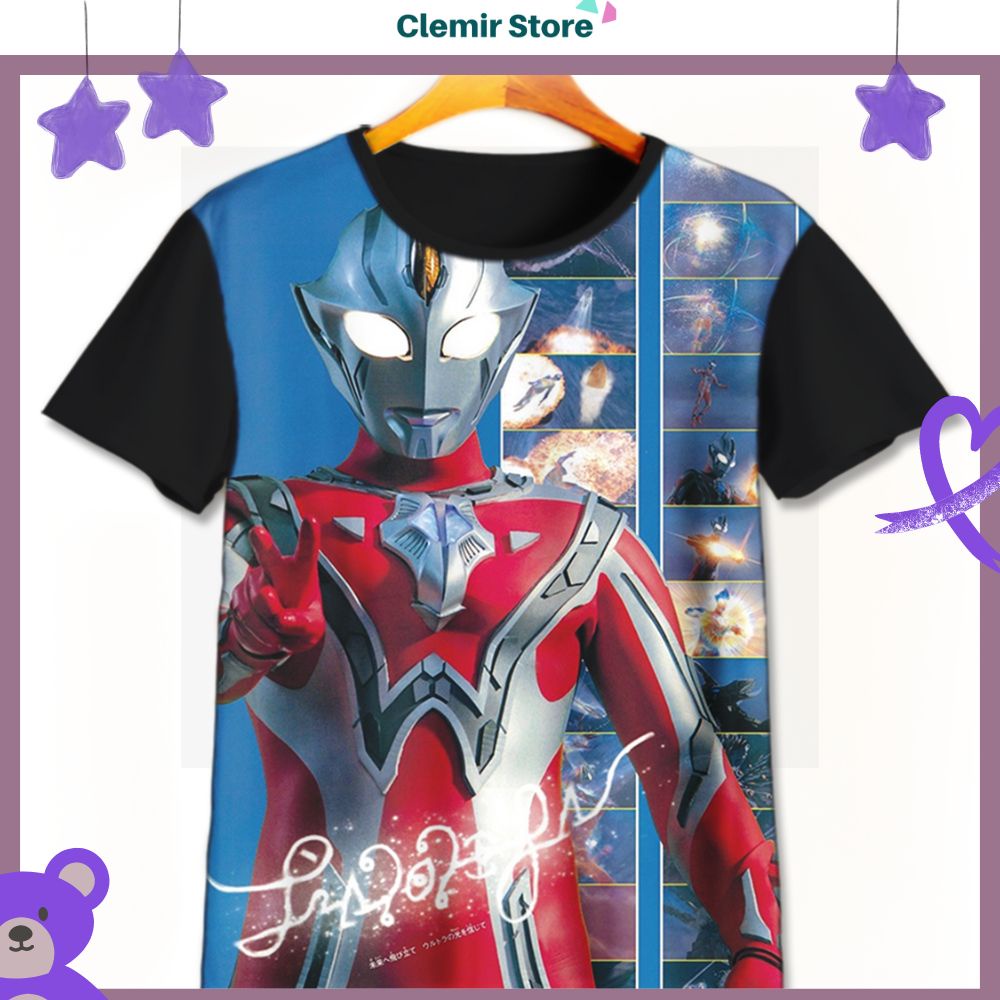 เสื้อยืด Ultraman Mebius Infinity Kids สําหรับเด็กอายุ 1-12 ปี | Ultraman Mebius Infinity 3D Printin