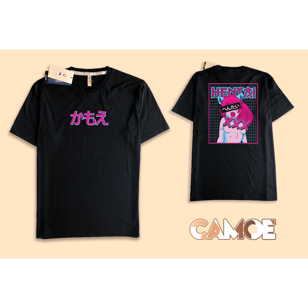 เสื้อยืด 2 ด้าน CAMOE Anime Hentai 3D Neon