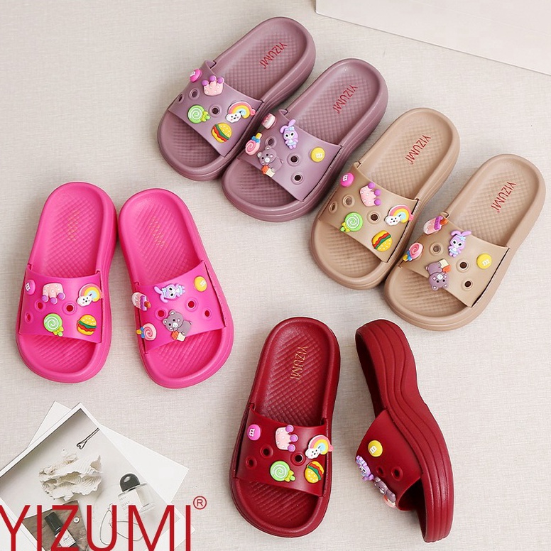 รองเท้าแตะผู้หญิง Fuji ขายดี l รองเท้าแตะผู้หญิง Slop | รองเท้าแตะผู้หญิง Fuji Yizumi | ที1975-8