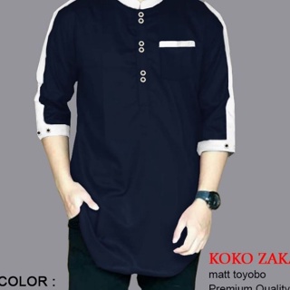 คนขายดาว,! Koko ZAKA เสื้อผ้าผู้ชายมุสลิมล่าสุด B1-Love 59300-61200-63219-65259-67137-69115 (S,M,L,XL,XXL,XXXL)