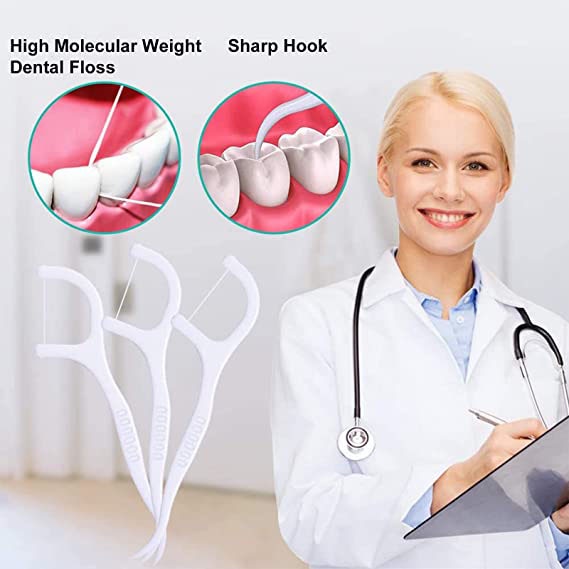 ไหมขัดฟัน แบบใช้แล้วทิ้ง 500 ชิ้น ห่อแยกชิ้น, ถุงเดี่ยว, ไหมขัดฟัน สําหรับเดินทาง, ไหมขัดฟัน แบบไม่ปรุงแต่งรส, ไหมขัดฟัน - รูปที่ 3