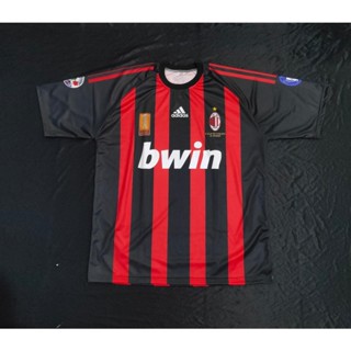 เสื้อกีฬาแขนสั้น ลายทีม AC MILAN 2008