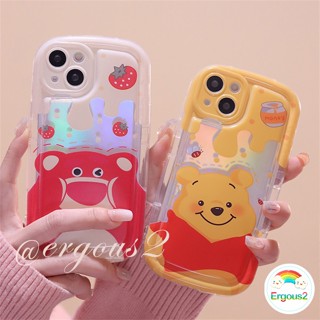 เคสโทรศัพท์มือถือคู่รัก กันรอยขีดข่วน ลายการ์ตูนหมี สําหรับ Redmi 12C A1 A1+ 10C 10A 10 9A 9C 9T Note 11 11s 10 10s 9 9s Pro Xiaomi 11 Lite Poco X3 Pro