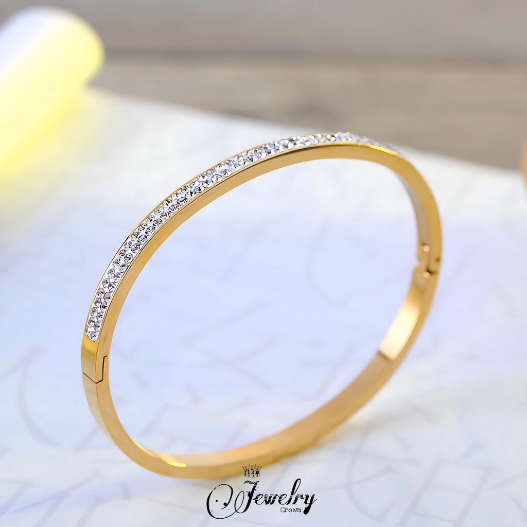 Jcrown Aquata สร้อยข้อมือกําไลข้อมือสําหรับผู้หญิงสร้อยข้อมือแฟชั่นไทเทเนียมสแตนเลส