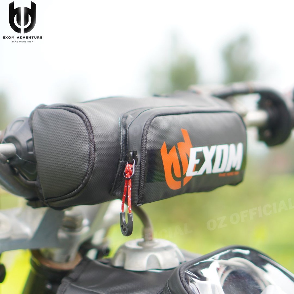 Exom Trail Motorcycle HANDLEBAR Bag Sport Storage Bag Universal Motocross Adventure - WATERPROOF TRBAS HANDLEBAR กระเป๋าถือ