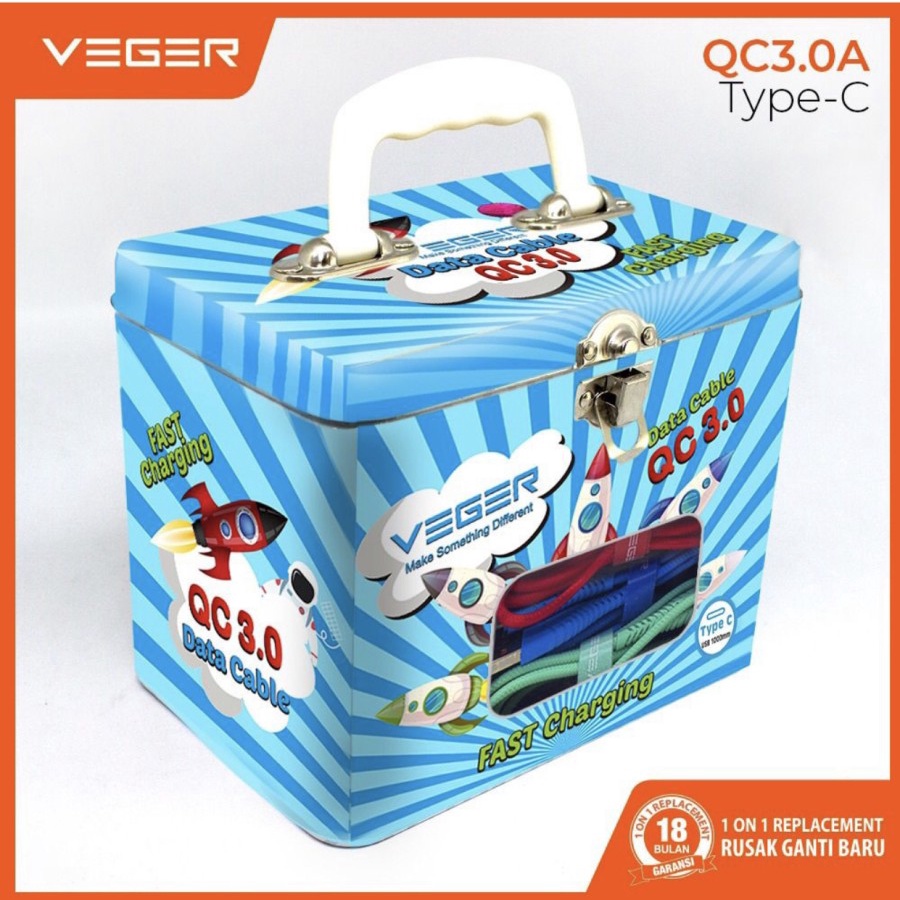 VEGER V110 C/Type-C Data cable Veger V110 TYPE C data cable (40 ชิ้น) Veger ดั้งเดิม