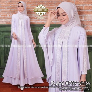 ชุดเดรส Gamis Abaya Turkey 1587 สีดํา สําหรับผู้หญิงชาวมุสลิม