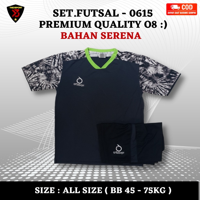 Custom FUTSAL JERSEY FULL PRINTING 0RTUSEIGHT COOL JERSEY SET FUTSAL JERSEY NAME + BACK NO ADULT MEN