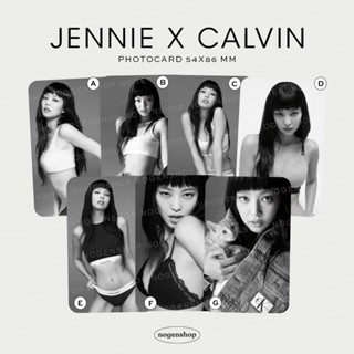 Blackpink PC โฟโต้การ์ด BP JENNIE X CALVIN KLEIN/CK 4 [FANMADE]