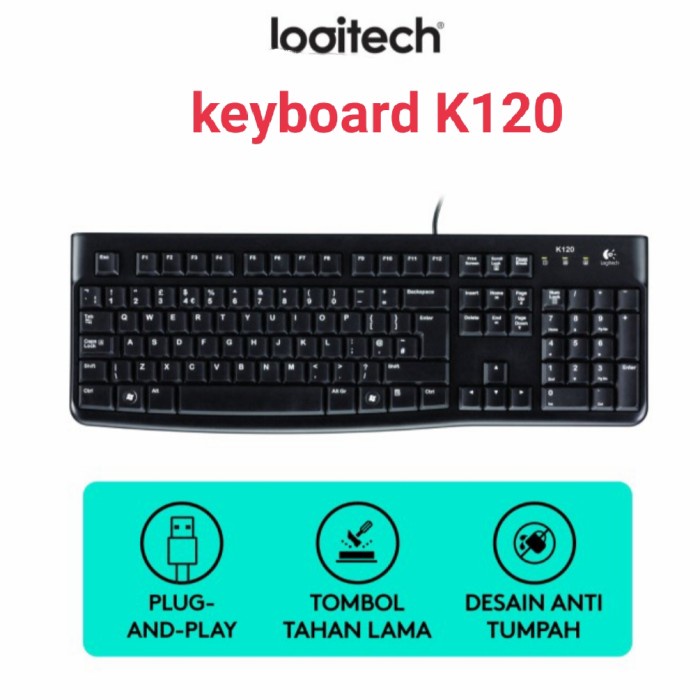 คีย์บอร์ด Logitech K120