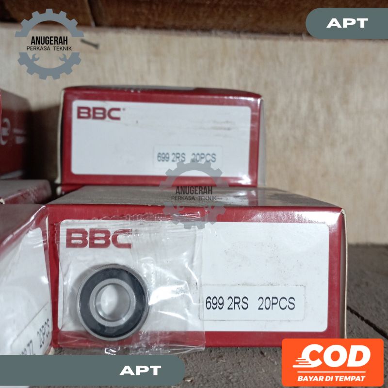 ฝาครอบยาง Lahar Bearing 699 2RS BBC