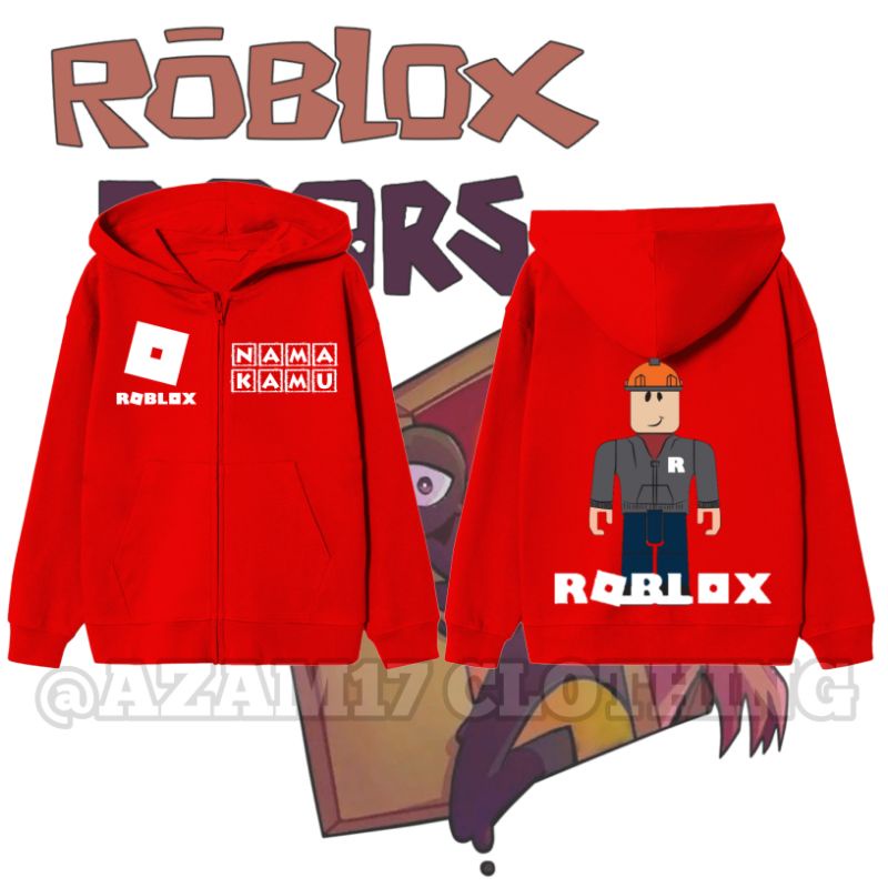 Roblox เสื้อแจ็กเก็ต มีฮู้ด แต่งซิป พิมพ์ลายตัวอักษร Roblox Game สําหรับเด็กผู้ชาย และเด็กผู้หญิง