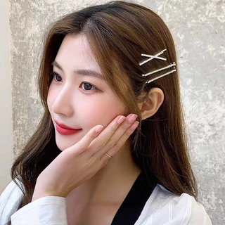 ชุดคลิปโลหะประดับเพชรสังเคราะห์สำหรับผู้หญิง ออกแบบเรียบหรู