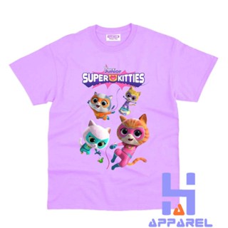 เสื้อยืด พิมพ์ลาย Super KITTIES สําหรับเด็ก