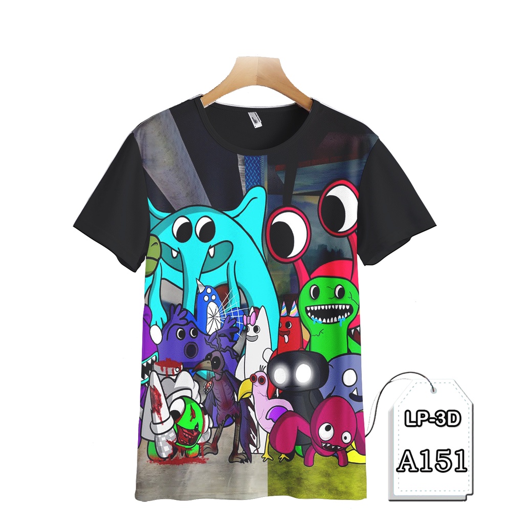 Garten Of Banban เสื้อยืดเกมสําหรับเด็ก 3D LP3D-A151
