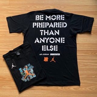 เสื้อยืด พิมพ์ลาย Undefeated x Jordan Jump Man สําหรับผู้ชาย