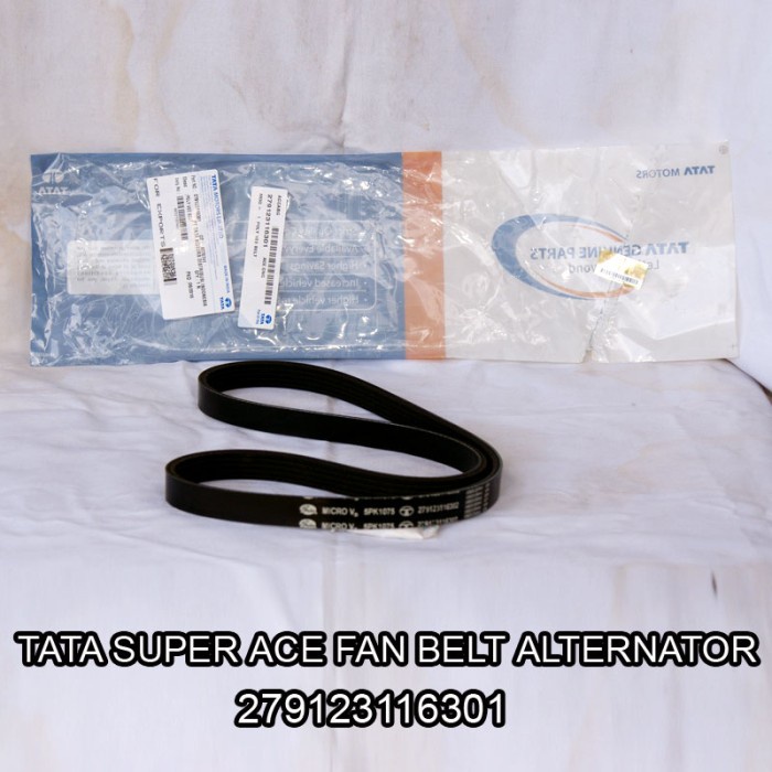 Tata Motors Super Ace Fan Belt เครื ่ องกําเนิดไฟฟ ้ ากระแสสลับ 279123116301