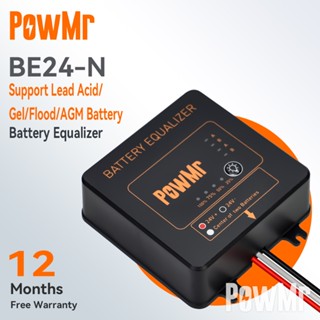 PowMr Battery Balancer สำหรับระบบธนาคารแบตเตอรี่ตะกั่วกรด 2 X 12V N * 12V Equalizer