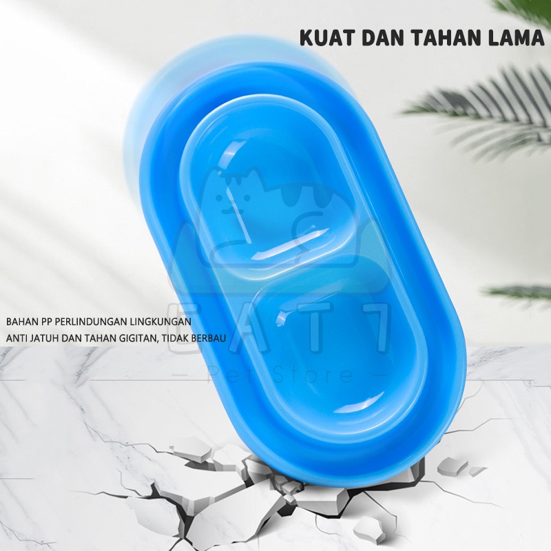 RK ANTI-ANT ANTI-SLIP DOUBLE FOOD PLACE / ANTI-ANT CAT AND DOG FOOD PLACE / DOUBLE BOWL