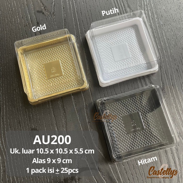 ถาด Mika Lid Au200 Mika Cake Mooncake Pian 200Gr