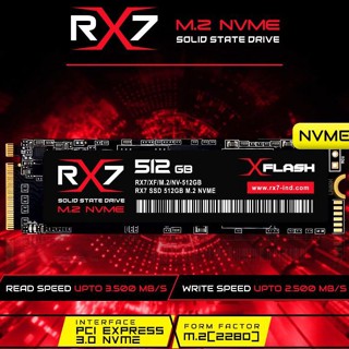 Ssd M2 NVME/M.2 NVME/ M2NVME 512GB RX7 Official (รับประกัน 3 ปี)